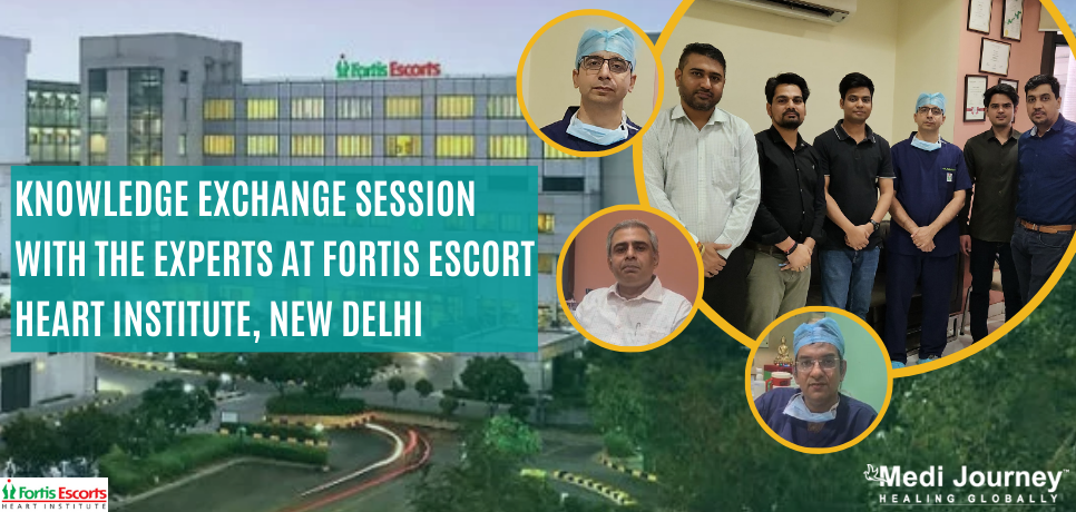 MyoPlus Team Engages in a Knowledge Exchange Session with the Experts at Fortis Escort Heart Institute, New Delhi
